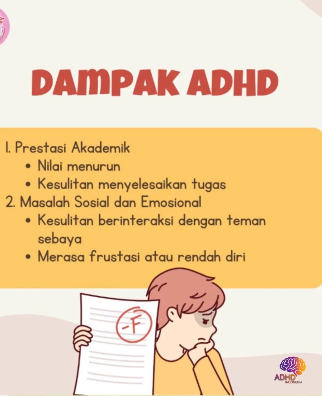 Dampak ADHD terhadap Proses Belajar Anak di Kabupaten Tulang Bawang Barat